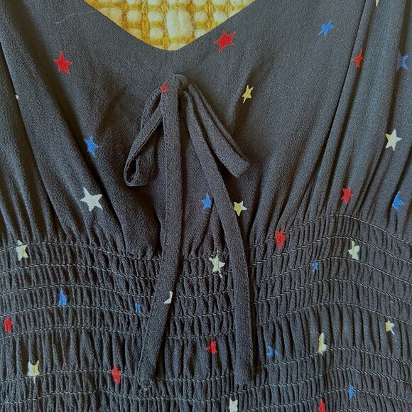 Reformation Star-Print Elyse Mini Dress - Picture 3 of 7